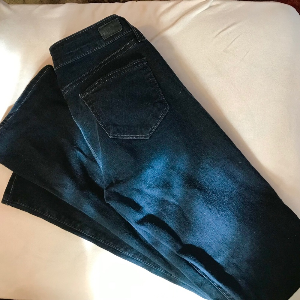 Paige Laguna dark jeans slim bootcut size 26